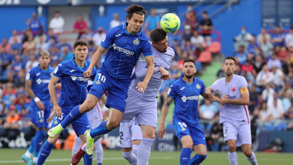 El 1x1 del Barça ante el Getafe al descanso