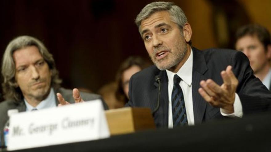 George Clooney visita el Capitolio