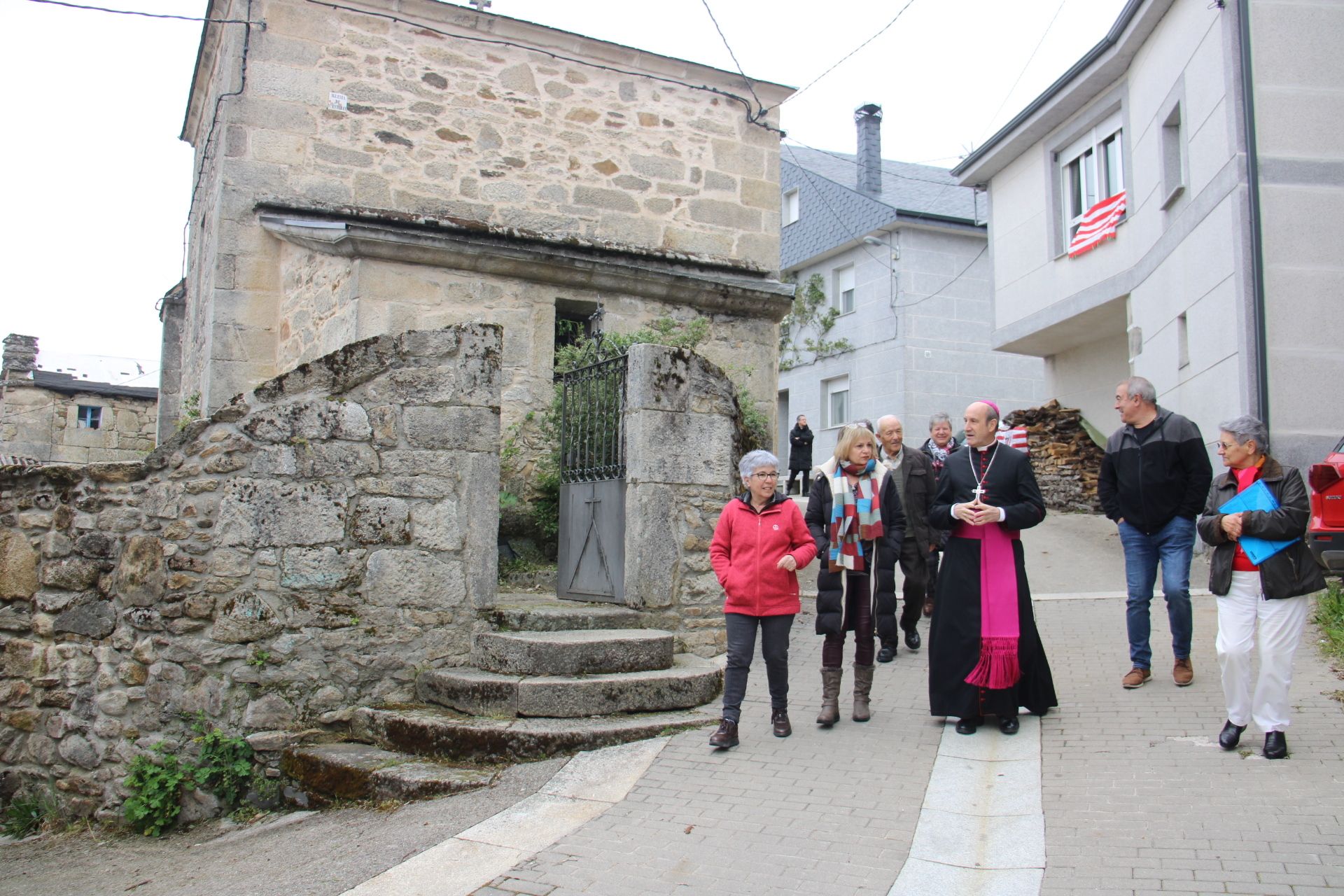 El obispo de Astorga en La Tejera