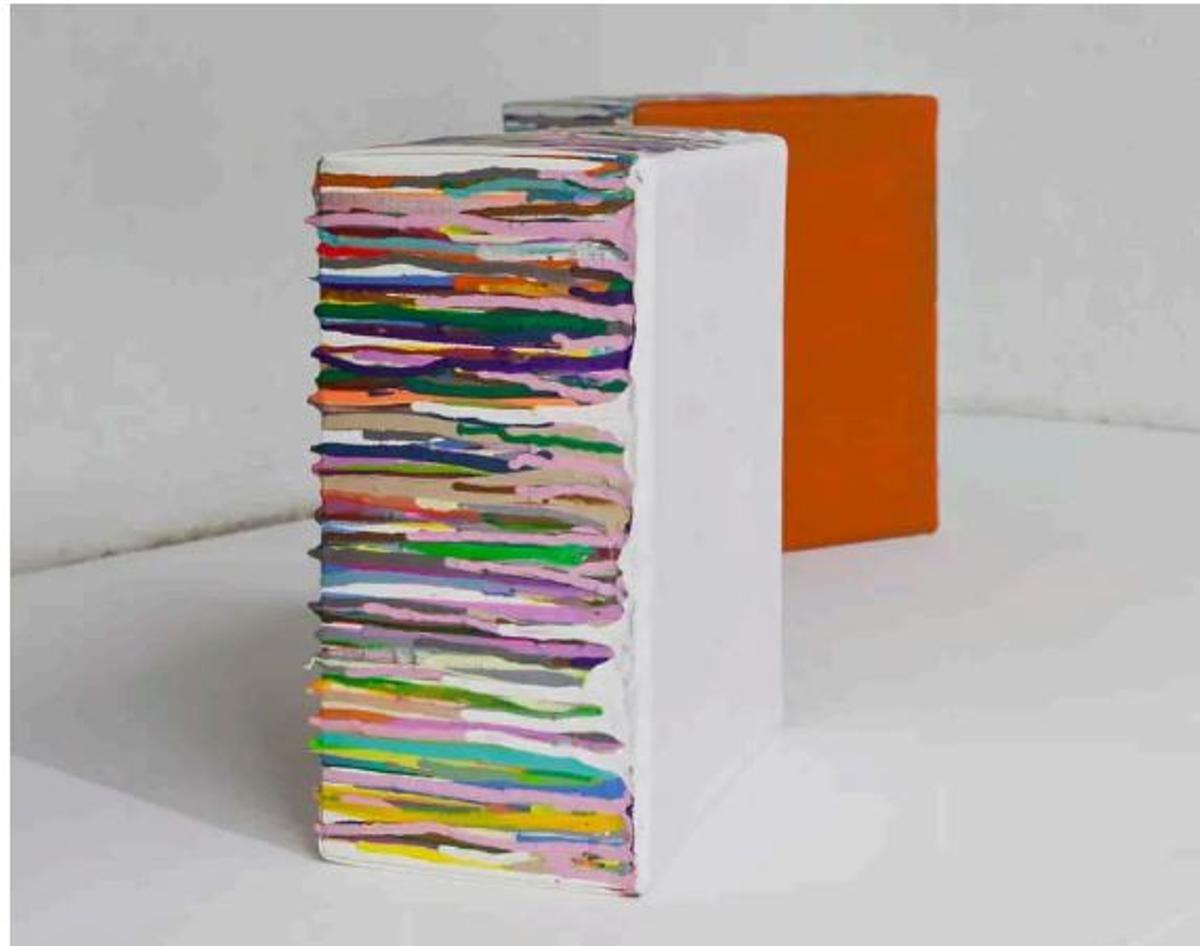 Una de las obras de la exposición de Manuel Eirís.