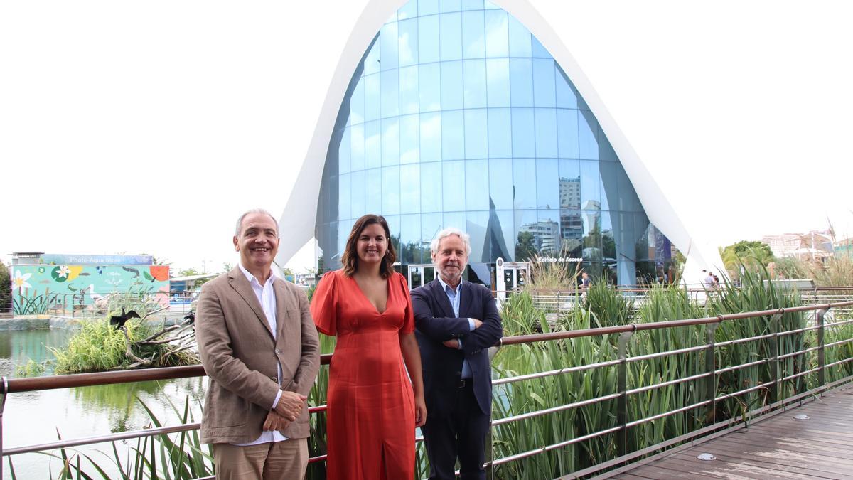 Antonio Bernabé, Sandra Gómez y Emiliano García presentaron el plan en l&#039;Oceanogràfic