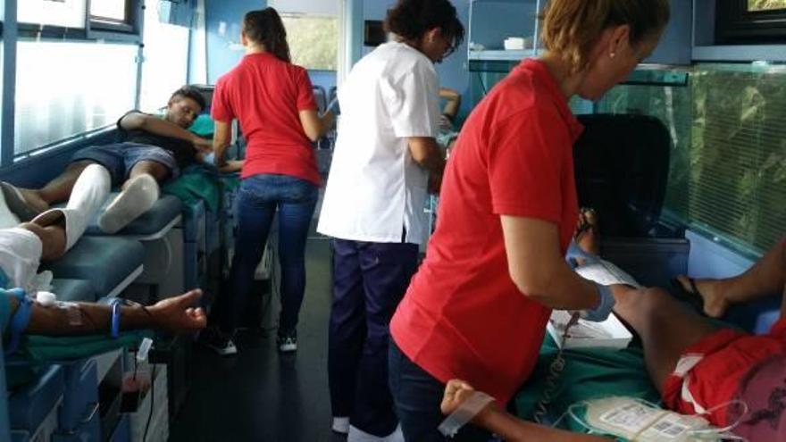 Campaña de donación  de sangre en Mundomar