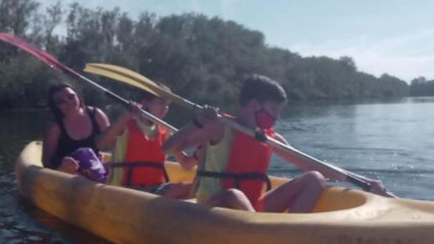 Descenso del Tera en canoa, con un fin solidario