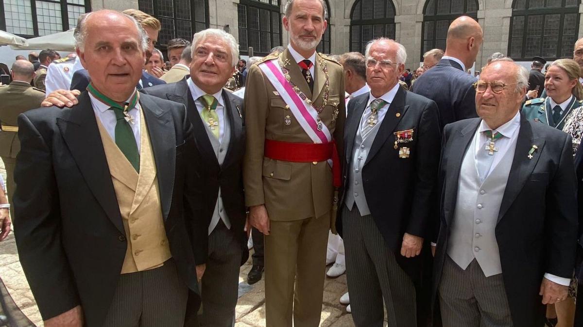 Los Cubicularios de Zamora, con el rey en el Capítulo de la Orden de San Hermenegildo