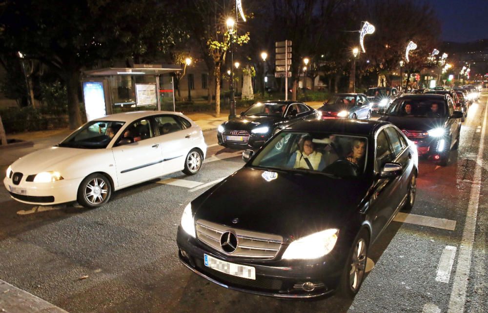 El centro de Vigo se llena para ver las luces