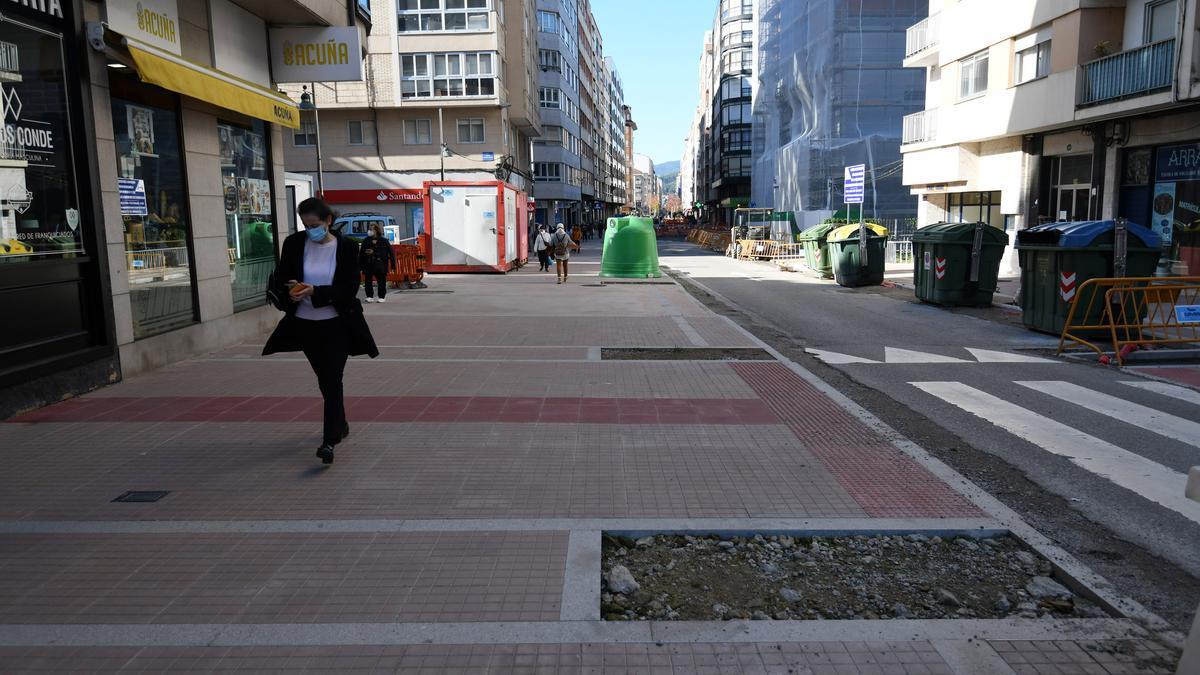 Vista de la calle Loureiro Crespo.