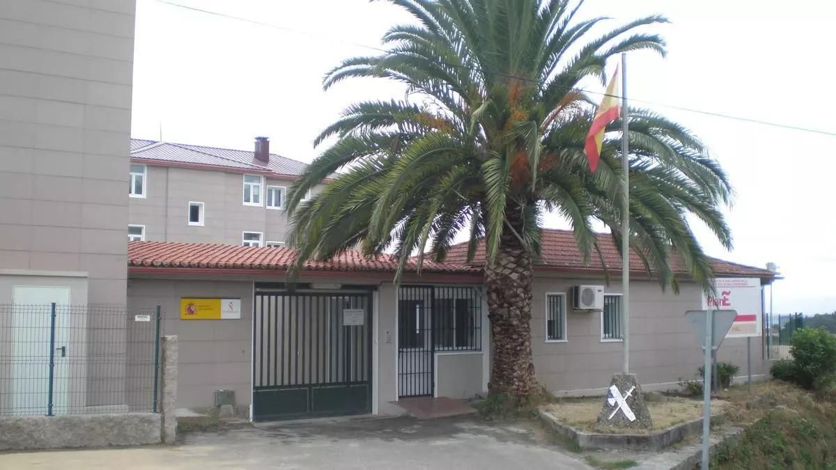 Cuartel de la Guardia Civil de Mos, en una imagen de archivo.