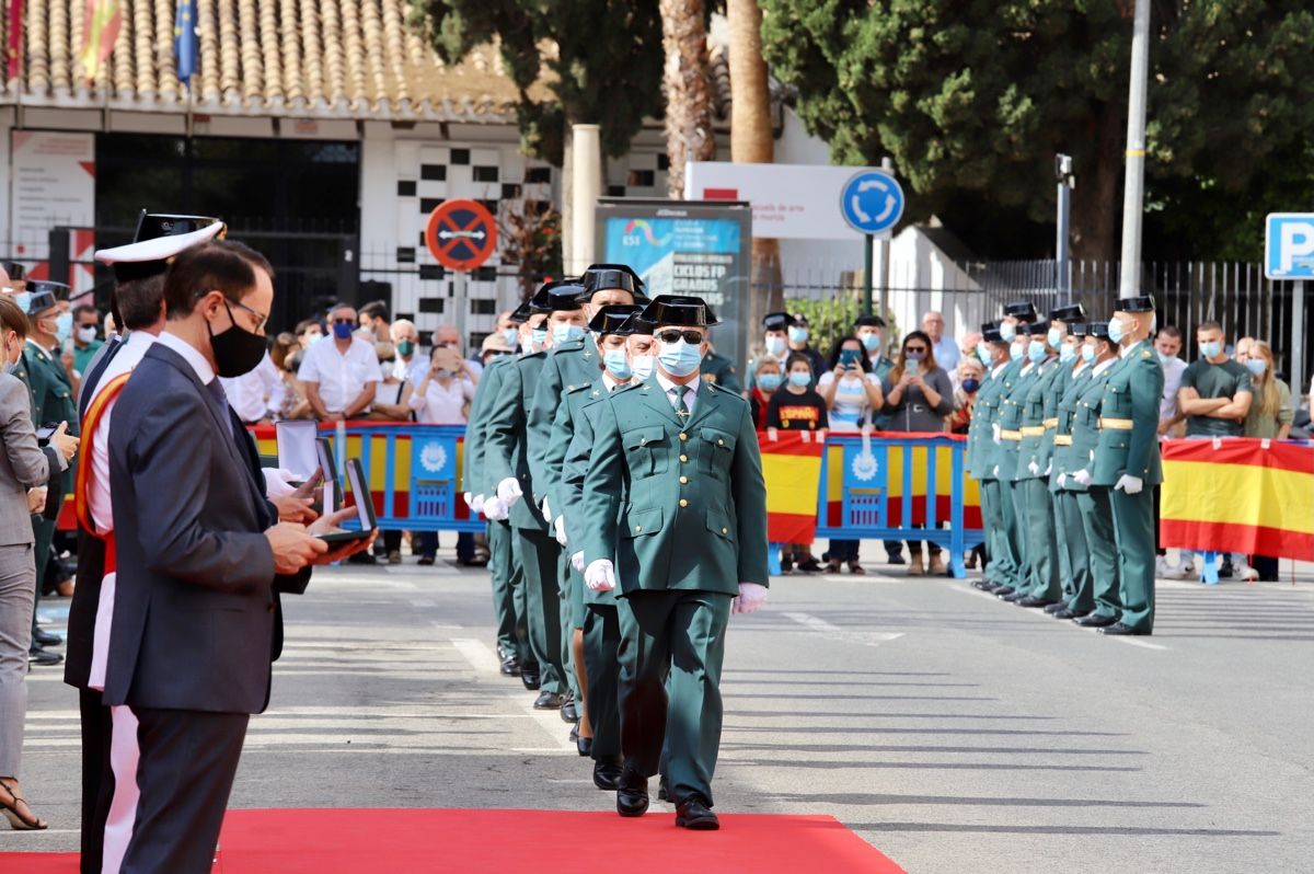 La Guardia Civil honra a su patrona en Murcia