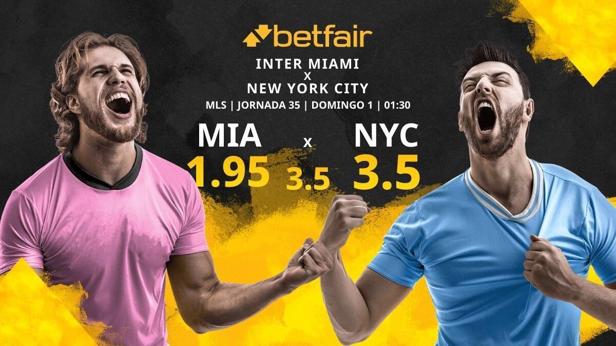 Inter de Miami vs. New York City FC: horario, TV, estadísticas, clasificación y pronósticos