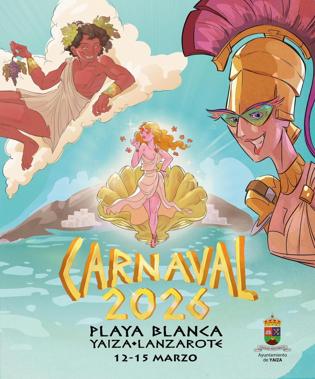 Cartel del Carnaval de Playa Blanca 2026