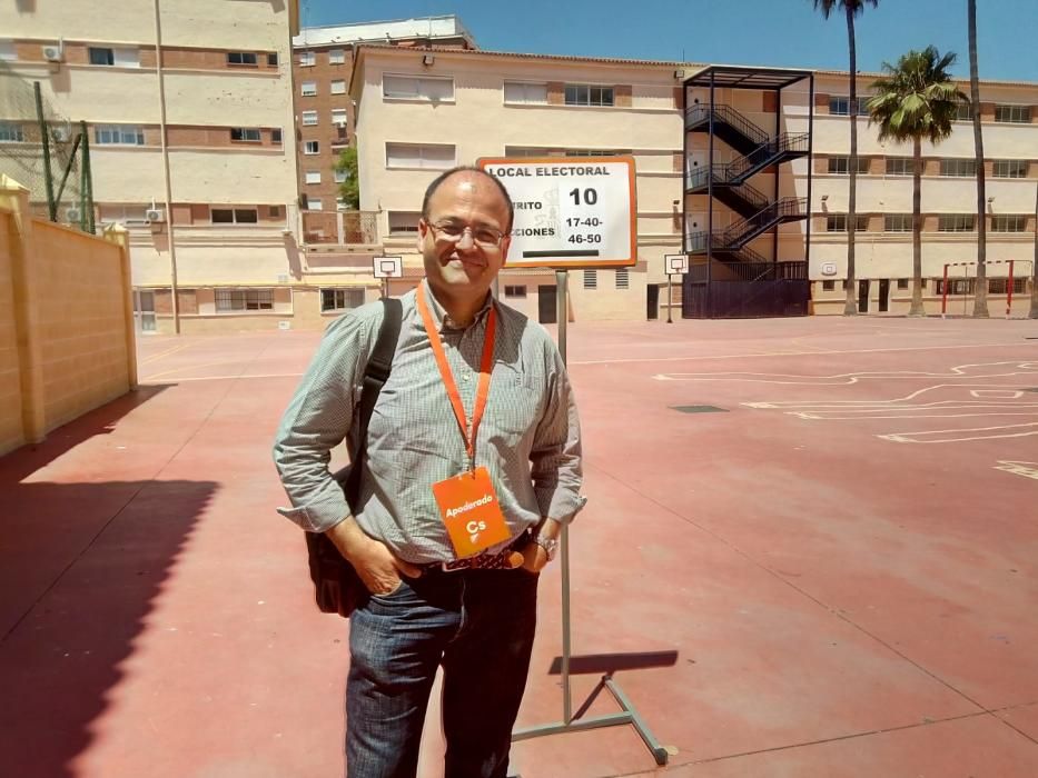 Daniel Galán, interventor de Ciudadanos en el colegio Ntra. Sra. de La Paz