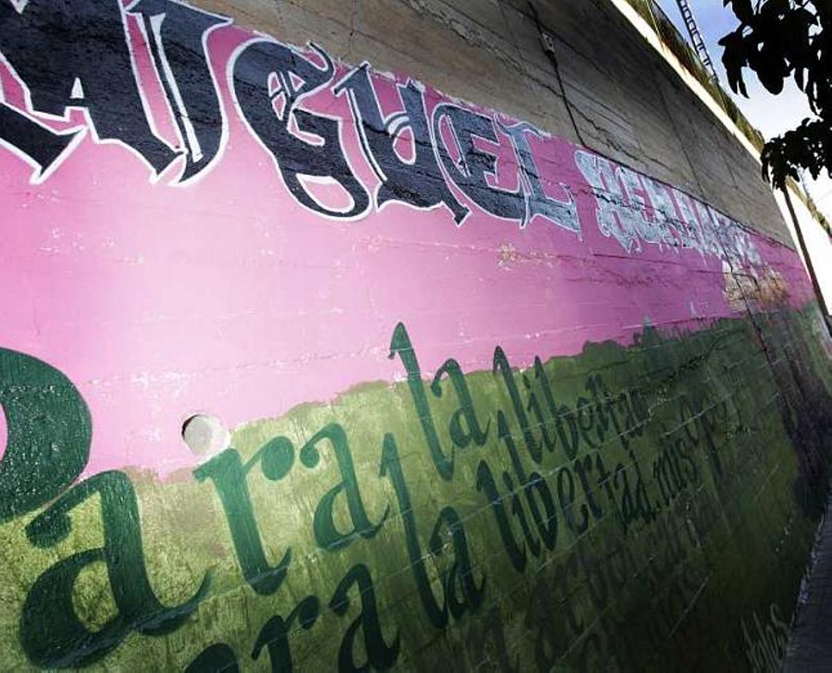 Los alumnos del programa Mur Art participaron en la elaboración de letras