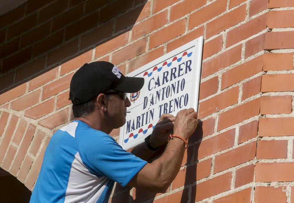 Cambio del callejero franquista