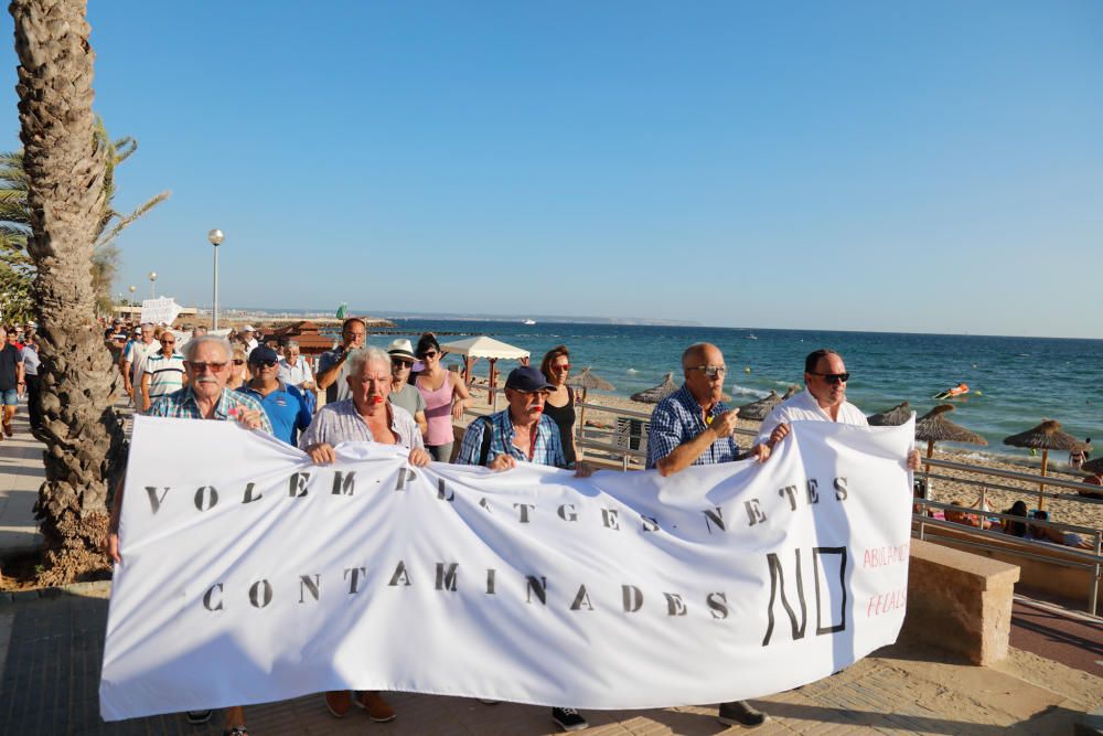 Demo für saubere Strände in Palma de Mallorca