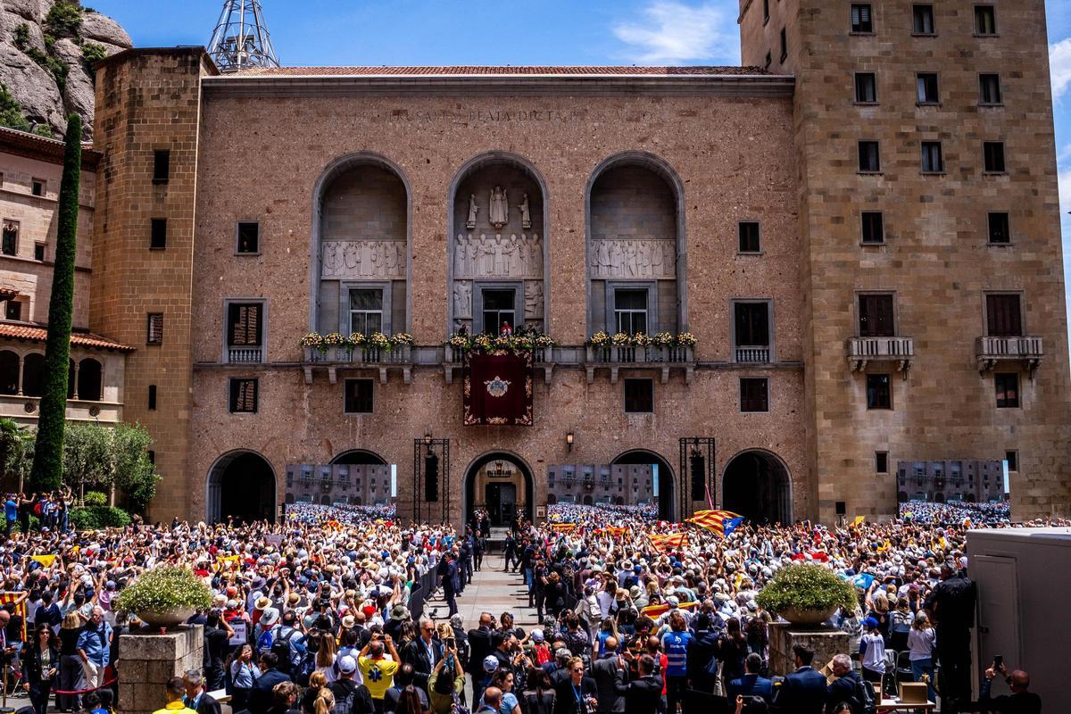 El Papa León XIV visita Montserrat