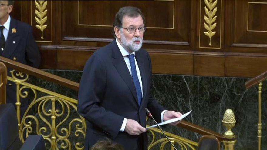 Agrio cara a cara entre Rajoy y Tardá en el Congreso