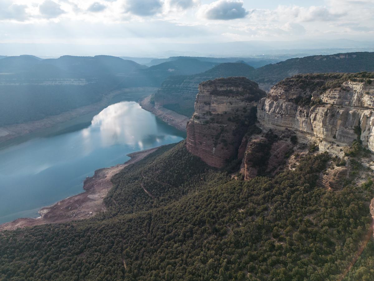 Pantano de Sau desde el Mirador de Vilanova de Sau