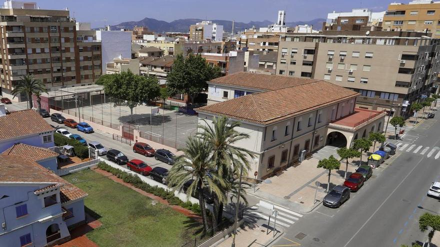 Vista del colegio Cervantes del Port de Sagunt.