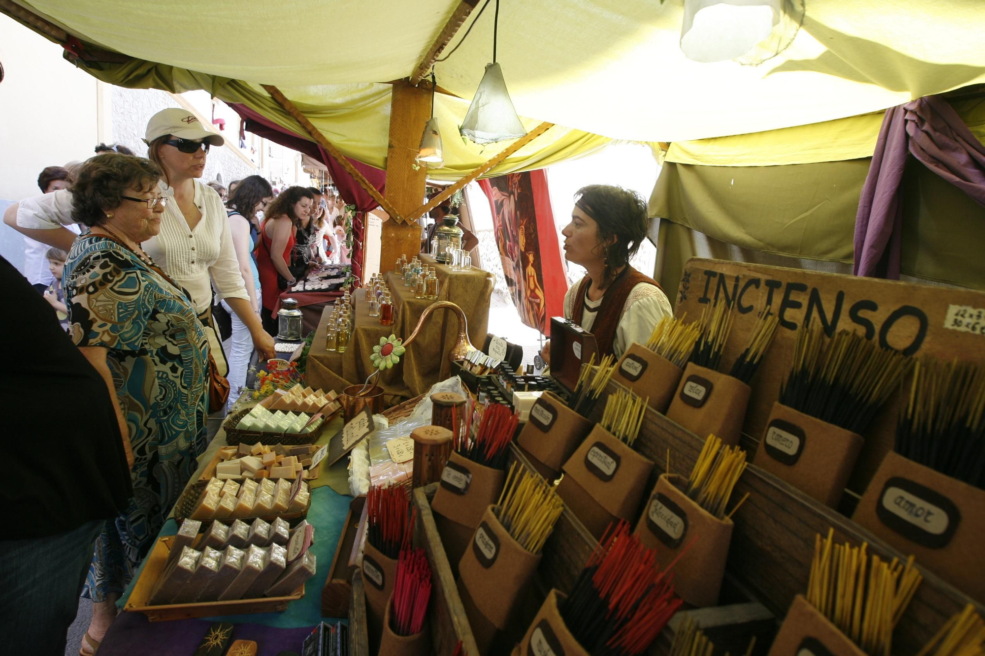 Edición de 2009 de la Feria Medieval de Ibiza.