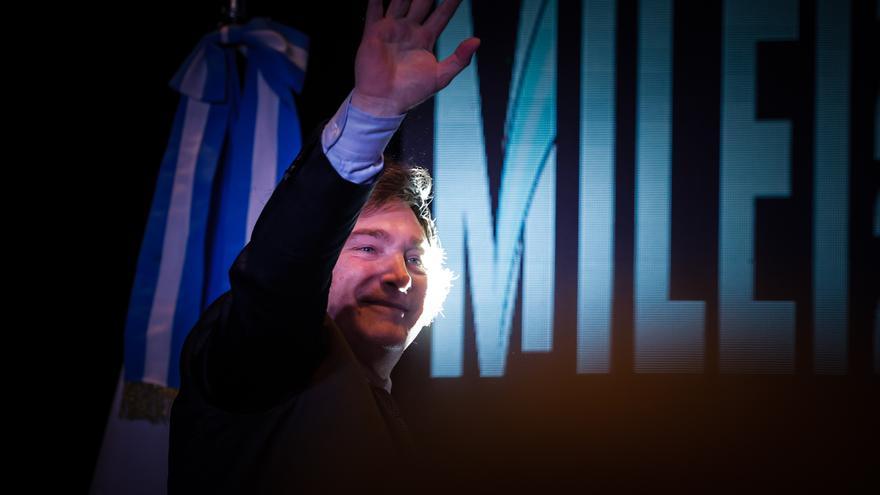 La Bolsa de Buenos Aires se dispara un 20% tras la elección de Milei como presidente