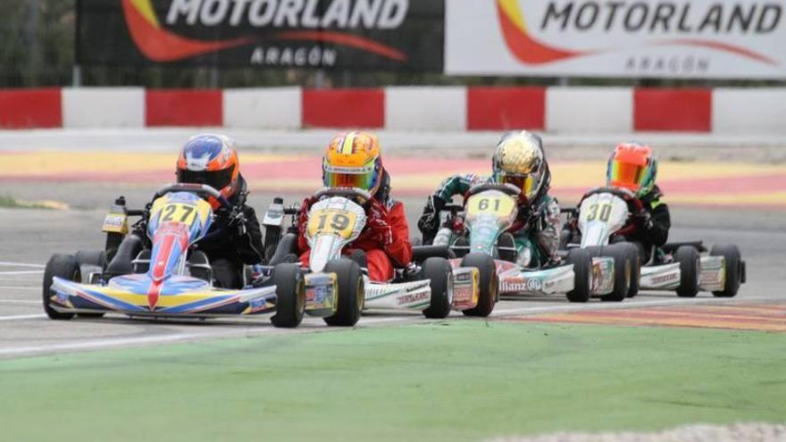 MotorLand acoge la última prueba del Cto. de Aragón y las Series Rotax