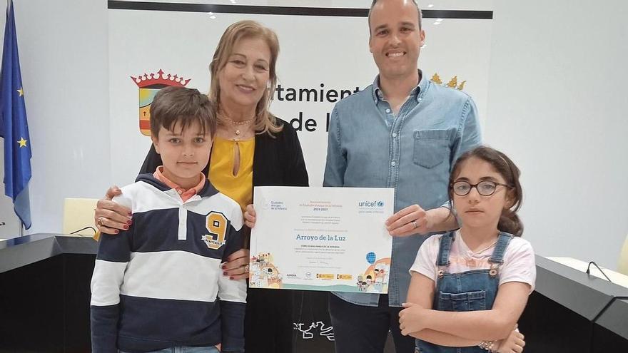 Arroyo de la Luz renueva su reconocimiento como Ciudad Amiga de la Infancia
