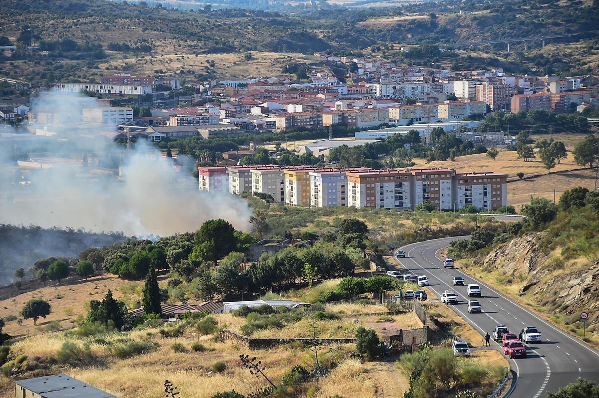 Fotogalería | Imágenes del incendio forestal en Plasencia de este jueves Fotogalería | Imágenes del incendio forestal en Plasencia de este jueves