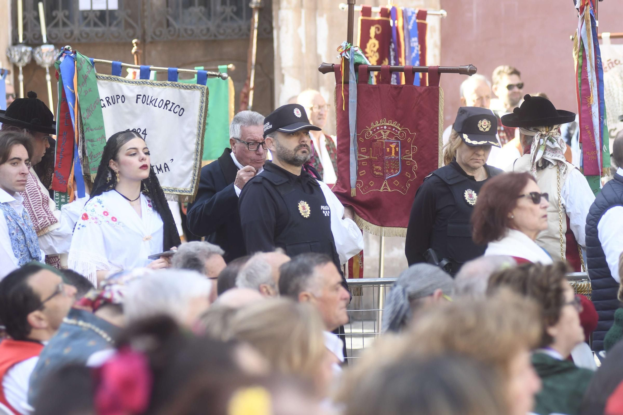 Misa huertana y procesión con la Virgen de la Fuensanta en el Bando de la Huerta