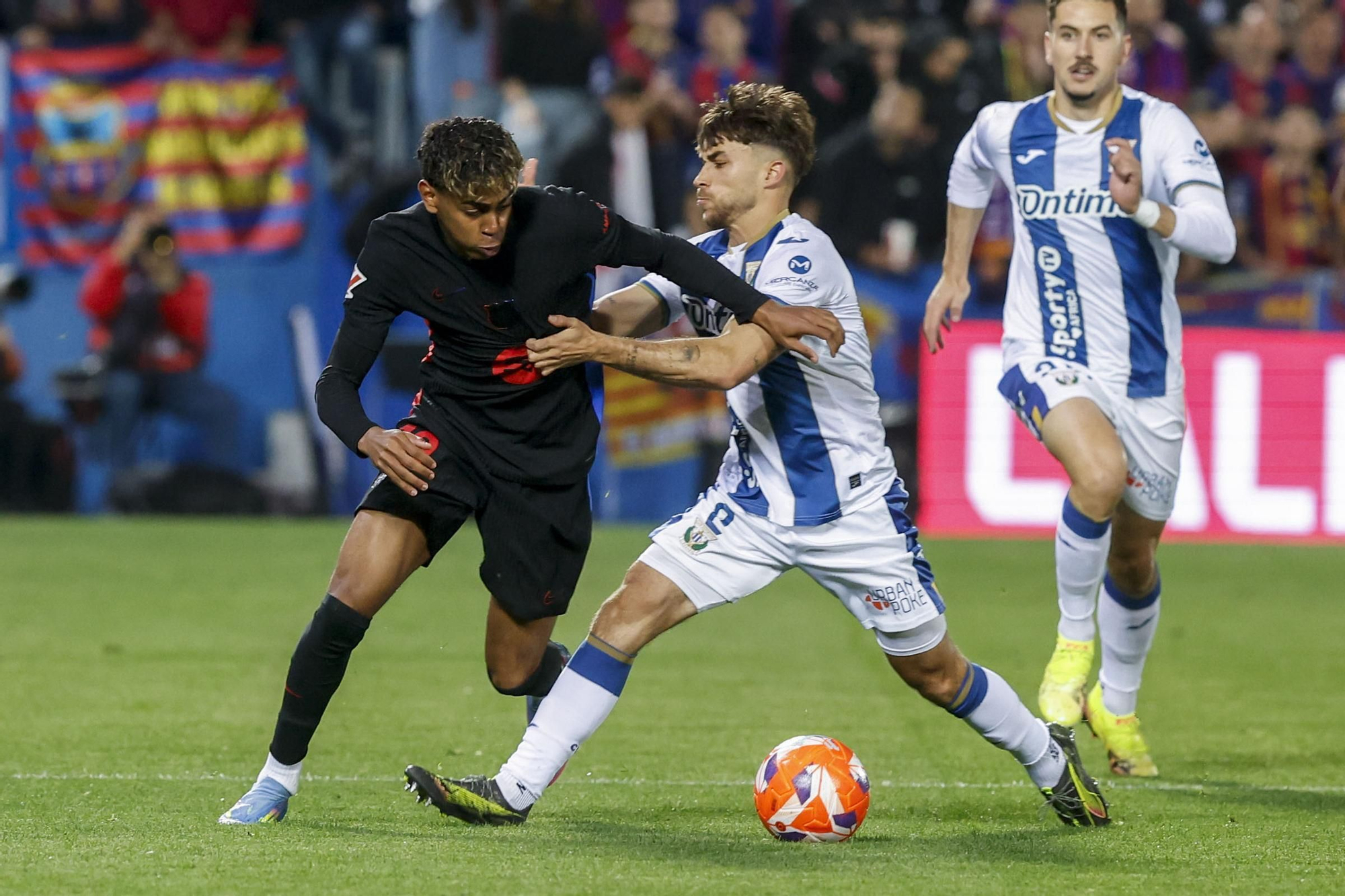 0-0. Leganés y Barcelona empatan al descanso en Butarque