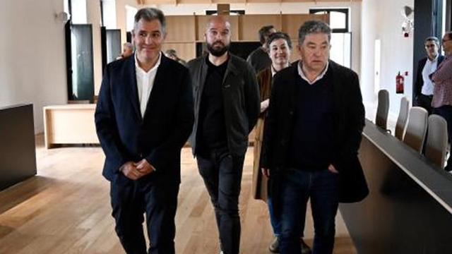 Rafa Domínguez, Iván Puentes y Miguel Fernández Lores.