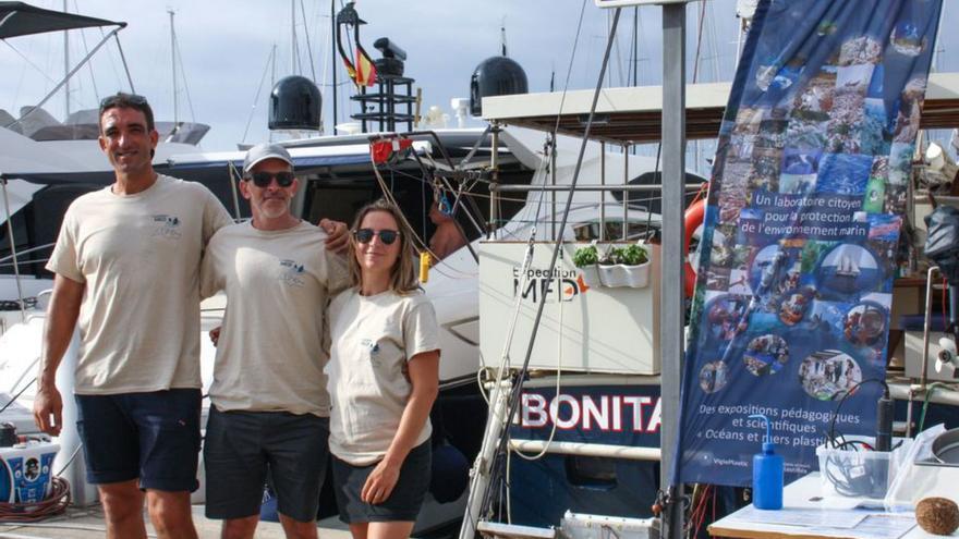 Hace escala en Palma un barco de científicos para aprovisionarse