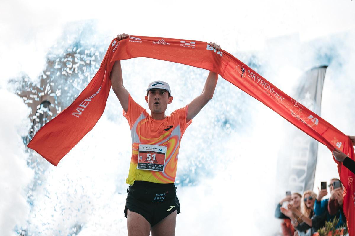Roberto Delorenzi, ganador absoluto de la prueba y de las Merrell Skyrunner World Series 2024