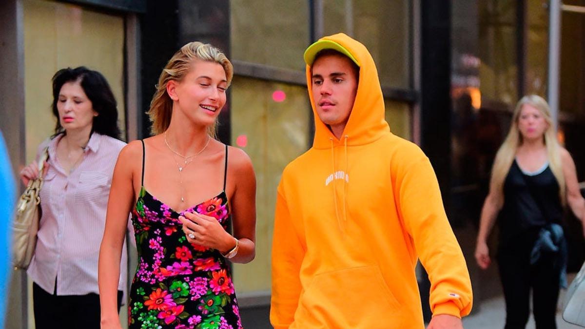 Justin Bieber y Hailey Baldwin por las calles de Nueva York