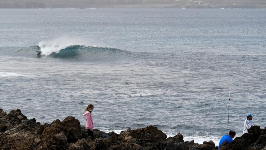 La Playa de Las Canteras por el Dia de Navidad