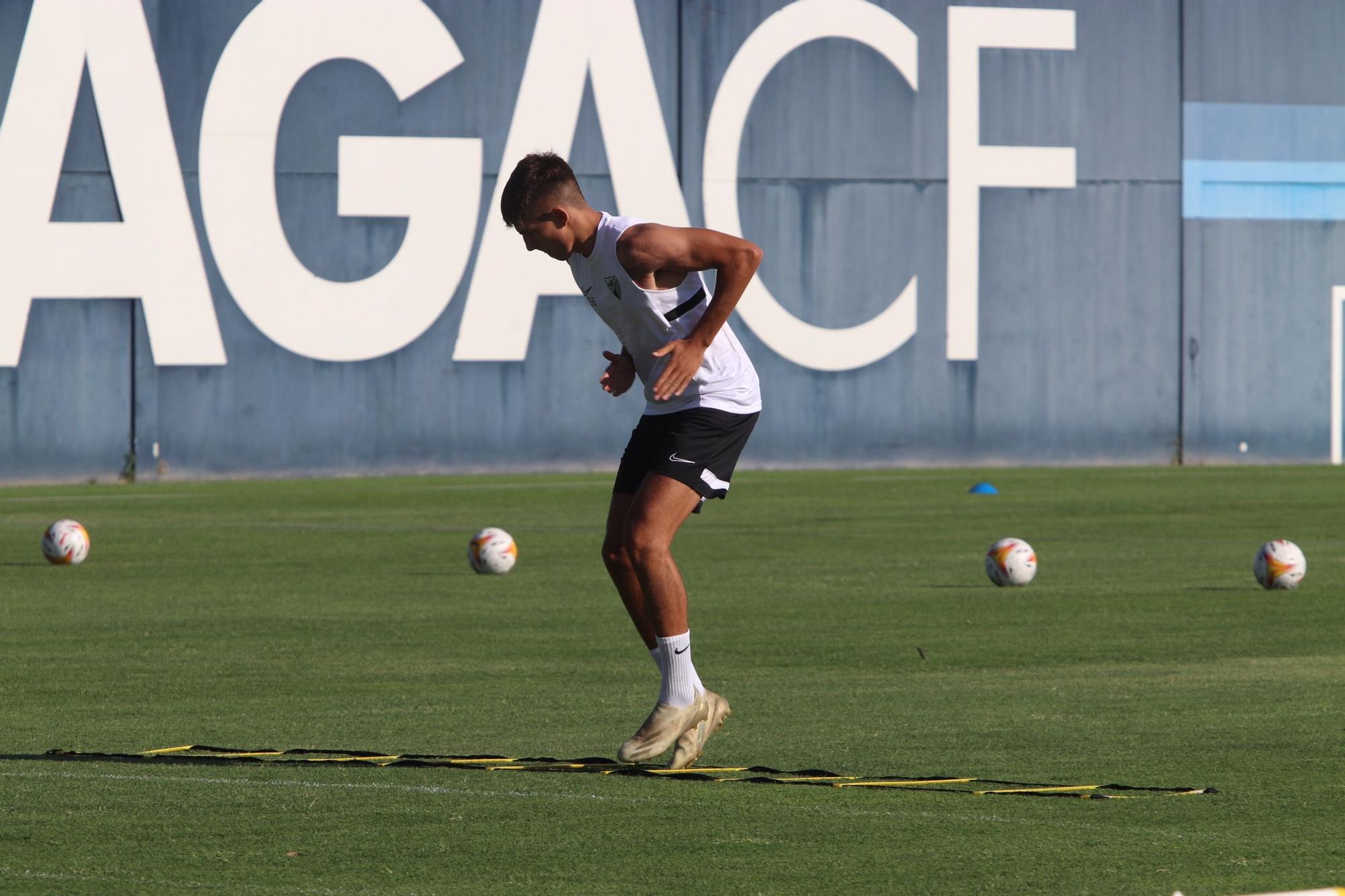 Primer entrenamiento del Málaga CF