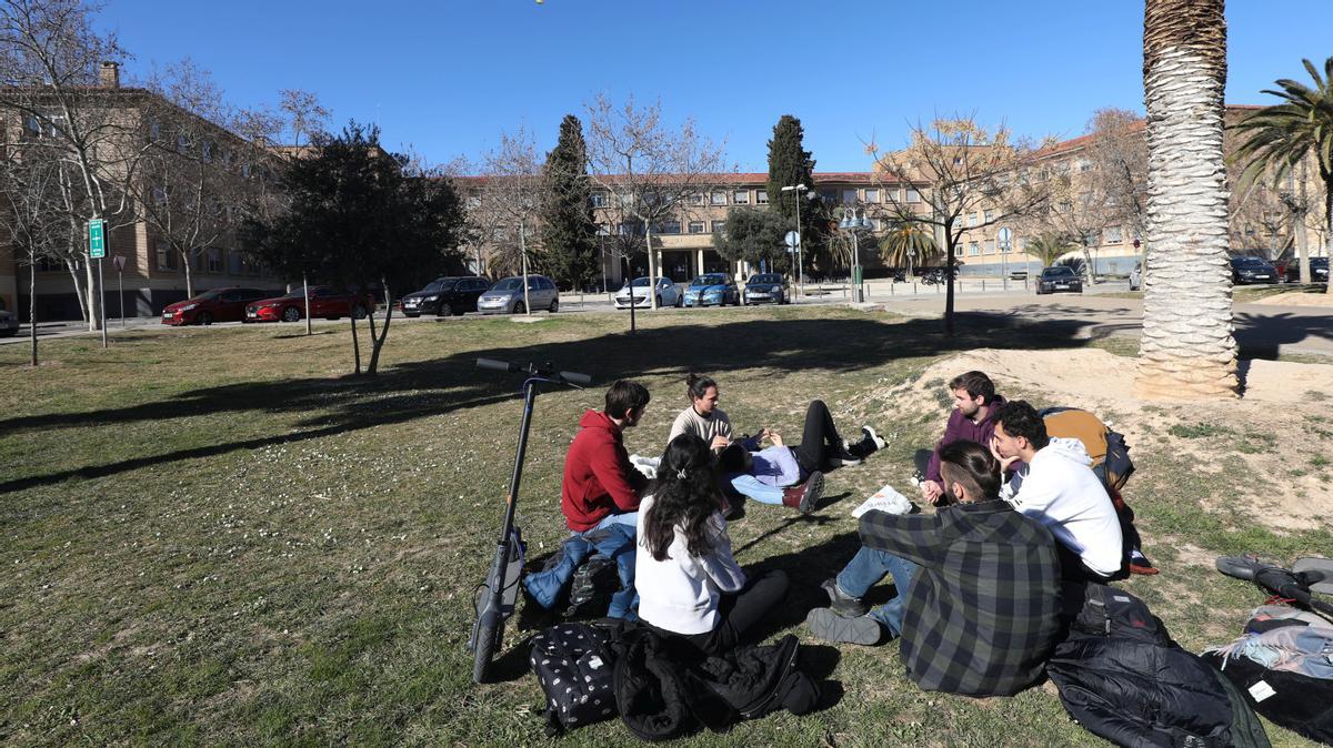 Estudiantes de Erasmus.