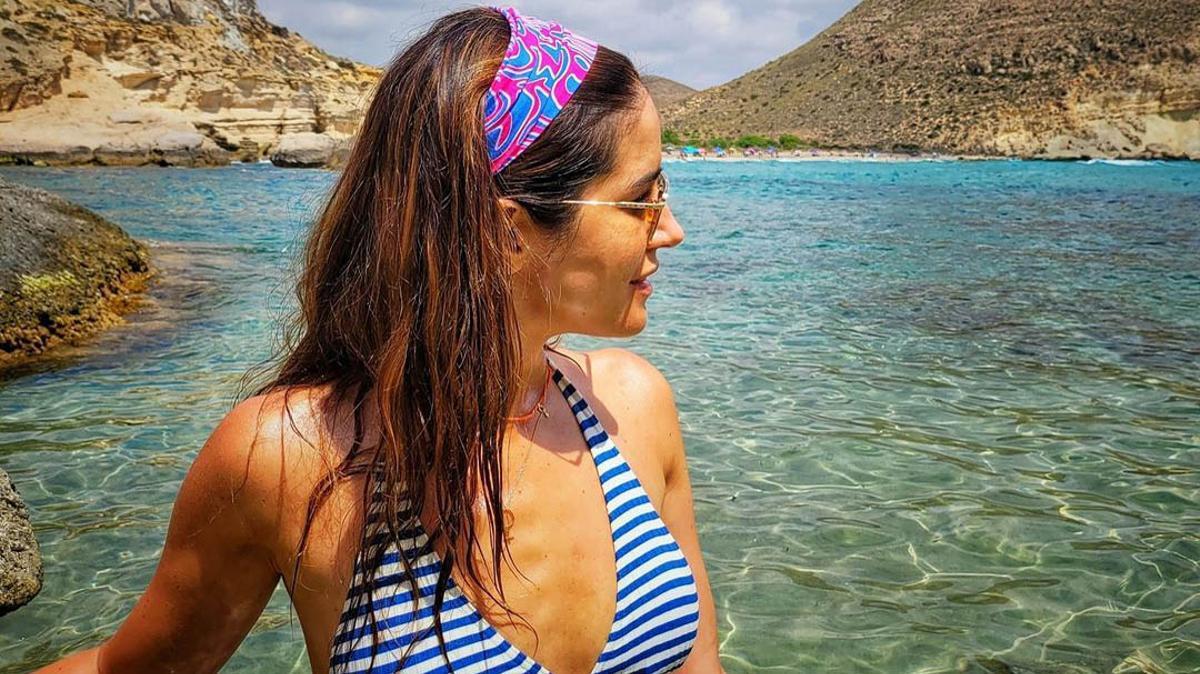 Isabel Jiménez diu adeu a les vacances amb un posat en biquini