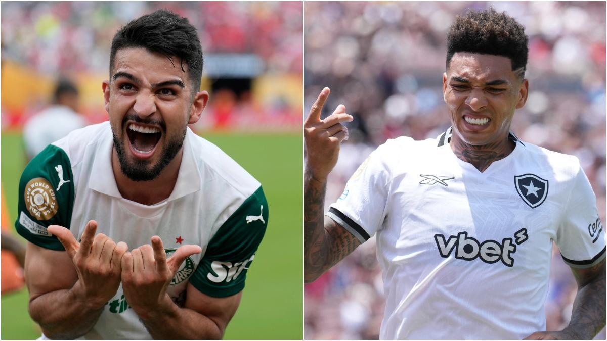 Palmeiras y Botafogo disputarán el primer partido de octavos de final del Mundial de Clubes 2025