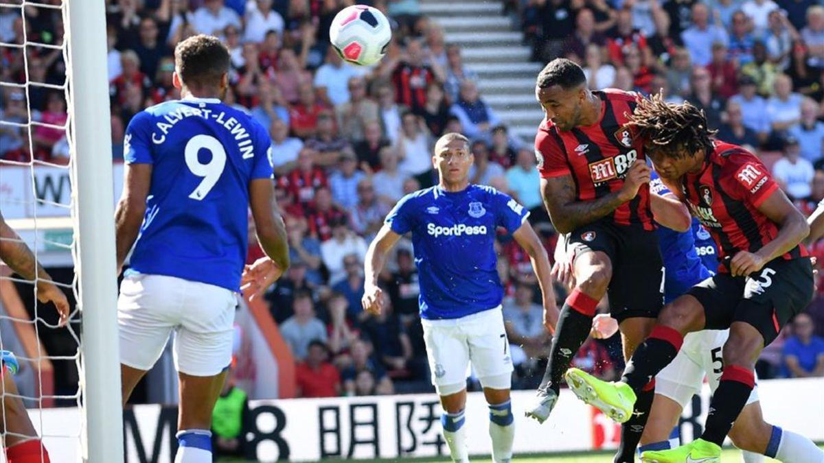 Callum Wilson, autor de un doblete en la victoria del Bournemouth sobre el Everton (3-1)