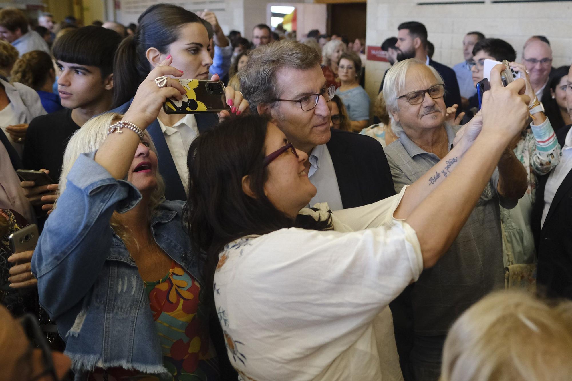 Alberto Núñez Feijóo inaugura la Convención del PP de Canarias