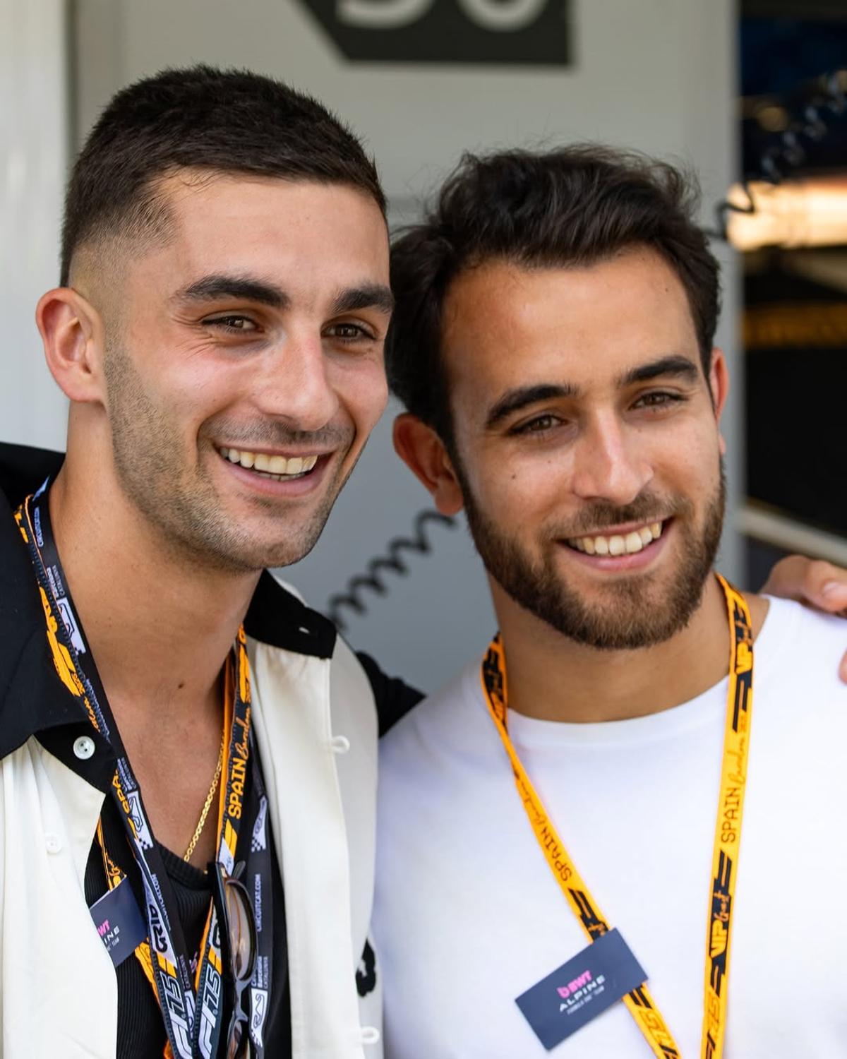 Ferran Tores y Eric Garcia, en la Fórmula 1 Ferran Tores y Eric Garcia, en la Fórmula 1