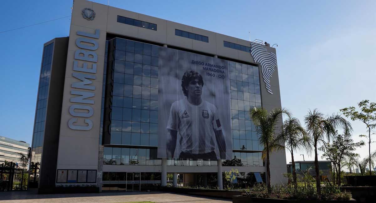 Sede de la Conmebol en Luque (Paraguay).