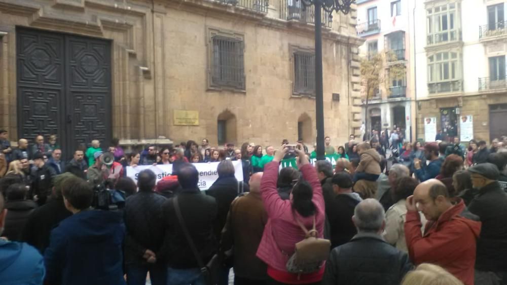 Protesta contra la decisión del Tribunal Supremo d