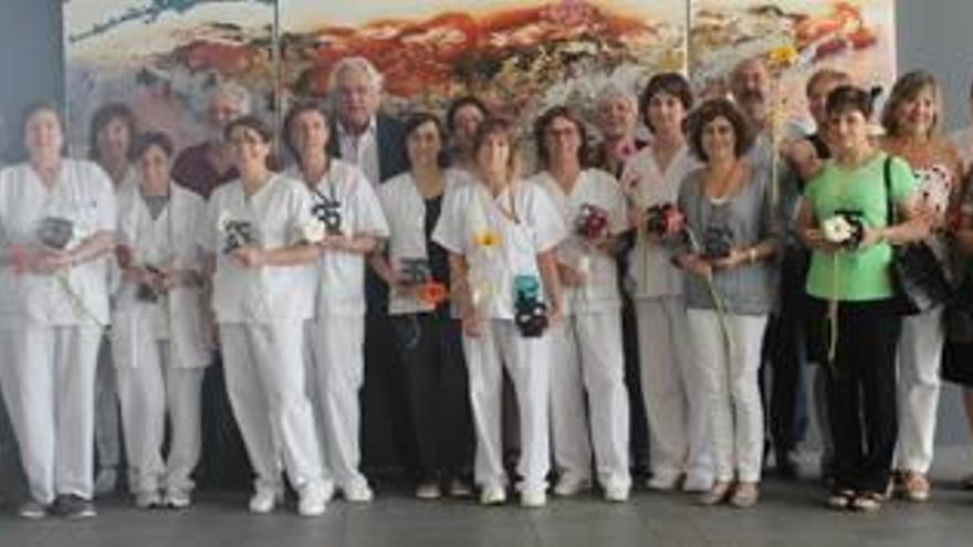 Hospital d&#039;Olot  Reconeixement als treballadors que es jubilen i els que fan 25 anys al centre