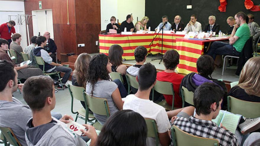 Blanes Debat de candidats amb joves de Batxillerat