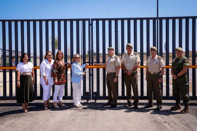 El Ejército recepciona las obras de urbanización de la Base Logística