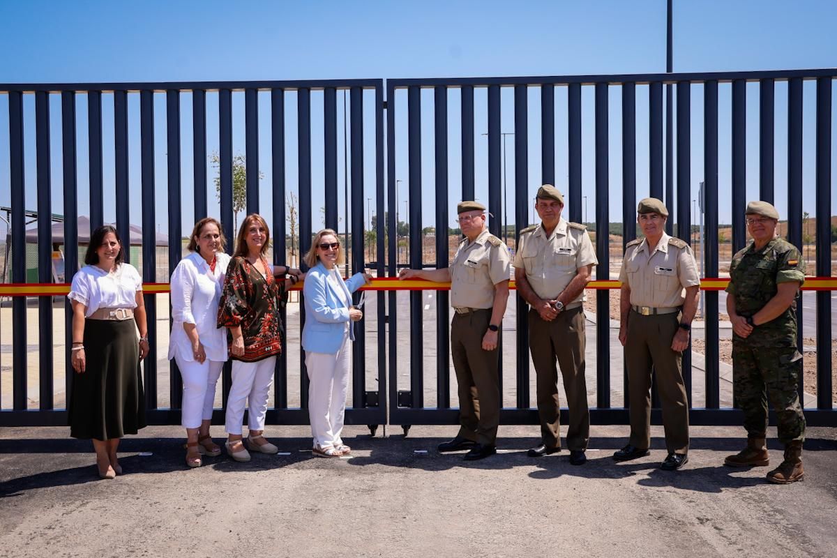 El Ejército recepciona las obras de urbanización de la Base Logística