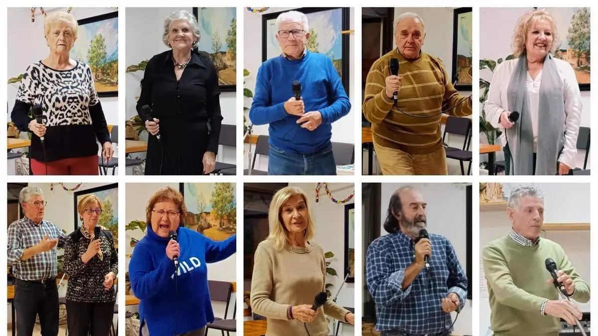 Una 'gira' de karaoke convierte las residencias de Castellón en un 'Operación Triunfo' para los mayores