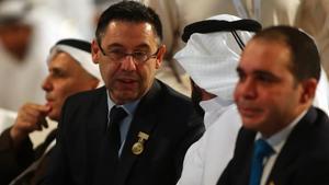 Bartomeu, en les conferències internacionals d’esport que se celebren a Dubai.