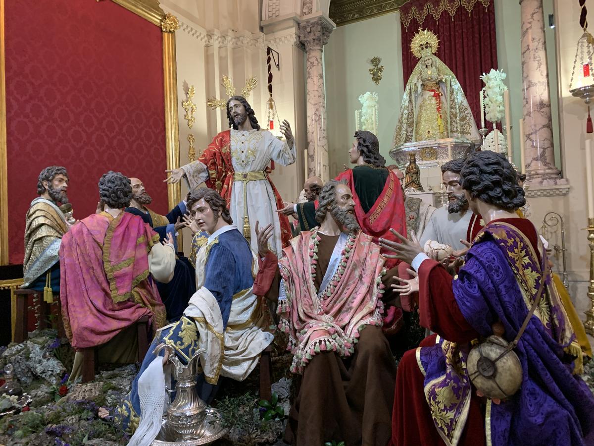 Sagrada Cena en Santo Domingo.